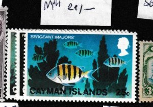 Cayman Islands Fish SG 382, 384-5 MNH (9ggr)