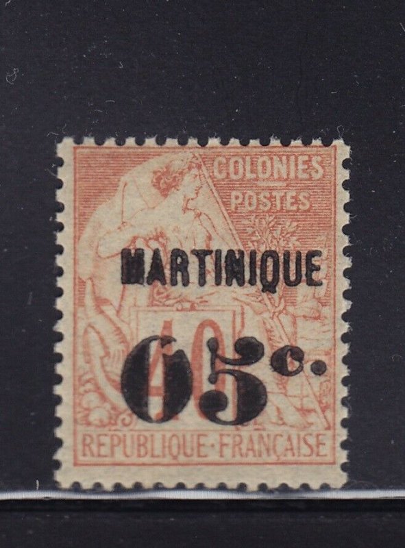 Martinique Scott # 16 F-VF OG previously hinged nice color scv $ 60 see pic !