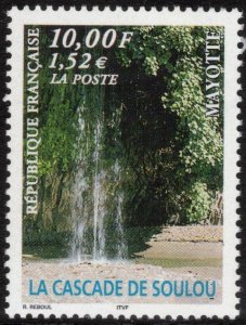 MAYOTTE 1999 Soulou Waterfalls; Scott 131; MNH