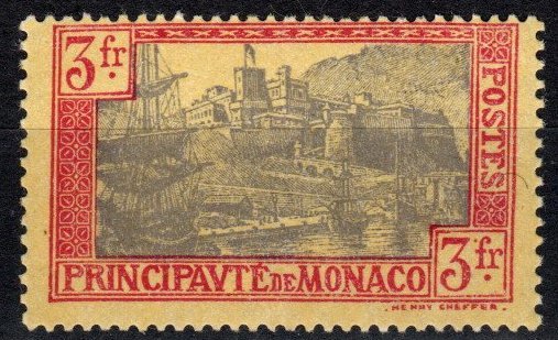 Monaco #90 F-VF Unused CV $25.00 (X2400)