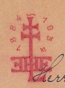 Meter cover Hungary 1934 L.E.H.E. - Stamp Exhibition - Cross