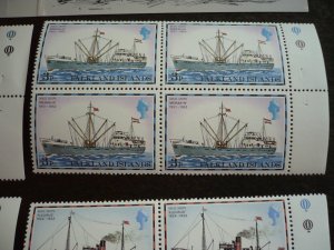 Stamps-Falkland Islands-Scott#260,262,264,265,269-MNH Set of 5 Booklet Panes