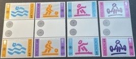 HONG KONG # 703-706--MINT/NEVER HINGED---COMPLETE SET OF GUTTER PAIRS---1994