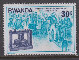 Rwanda 747 1876 Public Telephone Display 1976
