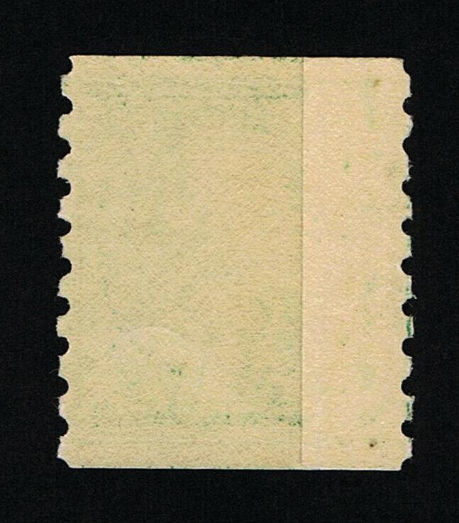 GENUINE SCOTT #412 MINT OG NH 1912 GREEN PERF-8½ SL-WATERMARK COIL SINGLE #7052