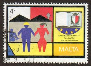 Malta  Scott  744  Used