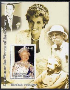 WESTPOINT ISLAND - 2002 - Queen Mother - Perf Souv Sheet - M N H - Private Issue