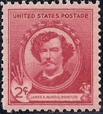 885 2 cent Whistler Stamp mint OG NH EGRADED XF 90 XXF