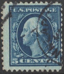 SC#504 5¢ Washington Single (1917) Used