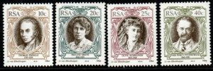 SOUTH AFRICA SG554/7 1984 SOUTH AFRICAN ENGLISH AUTHORS MNH