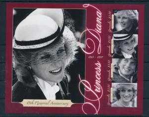 [48737] Grenada 2013 Princess Diana 15th Memorial anniversary MNH Sheet