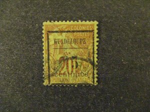Guadeloupe #4 used  a22.11 6820