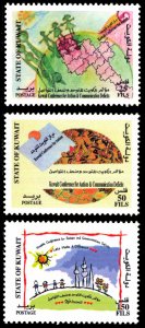 Kuwait 2000 Scott #1470-1472 Mint Never Hinged