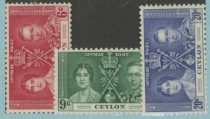 Ceylon #275-277 Mint (NH) Single (Complete Set) (King)