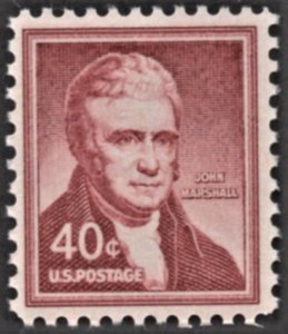 US 1050 MNH VF 40 Cent John Marshall