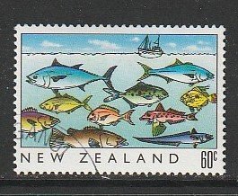 1989 New Zealand - Sc 965 - used VF - 1 single - NZ Heritage - The Sea - Fishing