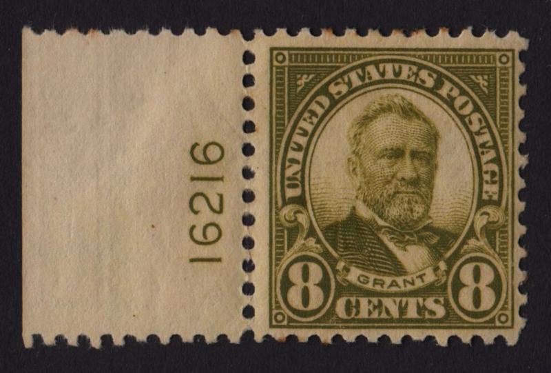 1923 Sc 560 MHR OG plate number single, Hebert CV $125