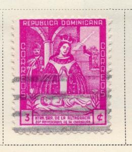 Dominican Republic 1941-42 Early Issue Fine Used 3c. 168532