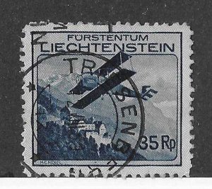 Liechtenstein Sc #C33 35rp  used VF