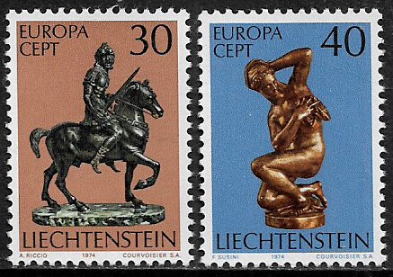Liechtenstein #543-4 MNH Set - Europa