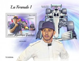 Togo - 2019 Formula One Drivers - Stamp Souvenir Sheet - TG190504b