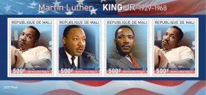 Stamps.Martin Luther King 1+1 sheets perf 2021 year Mali