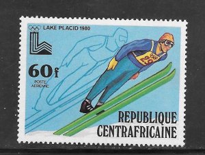 Central African Republic #C216 MNH Single Lake Placid Olympic (Stock Photo)