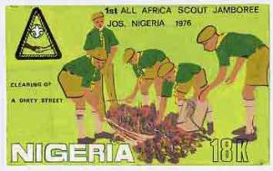 Nigeria 1977 First All Africa Scout Jamboree - original h...