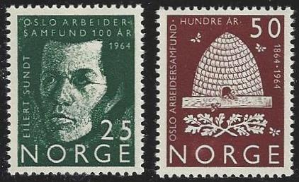 Norway #450-451 MNH Full Set of 2