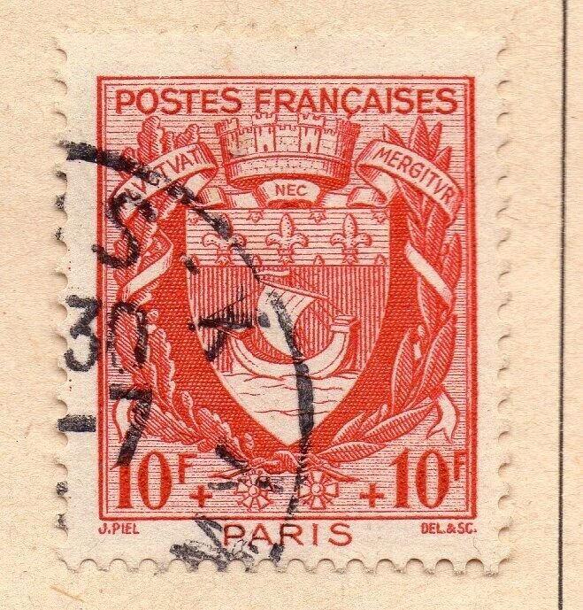 France 1941 Early Issue Fine Used 10F. NW-17936