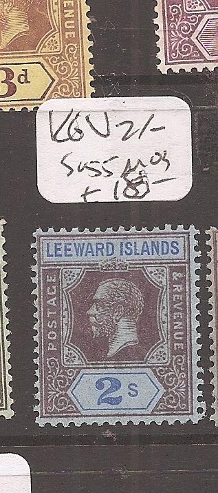 Leeward Islands KGV 2/-  SG 55 MOG (9cdz)