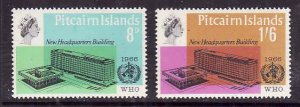 Pitcairn Is.-Sc#62-3- id7-unused NH QEII Omnibus set-WHO-1966-