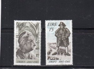 IRELAND #240-251 1967 JONATHAN SWIFT MINT VF NH O.G