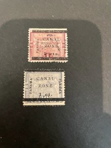 Canal Zone  sc 16a, 17a u