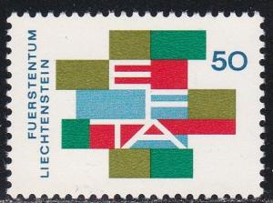 Liechtenstein # 425, EFTA Emblem, NH, 1/2 Cat.