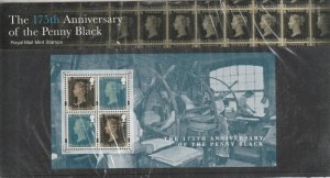GB 2015 MNH 175th ANNIVERSARY OF THE PENNY BLACK PRESENTATION PACK No 510