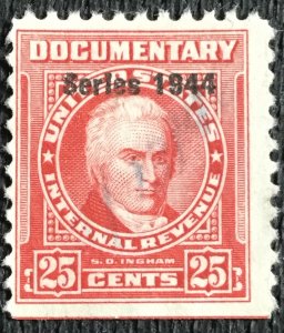 US #R394 Used SE Single Revenue S. D. Ingham SCV $.30 L12