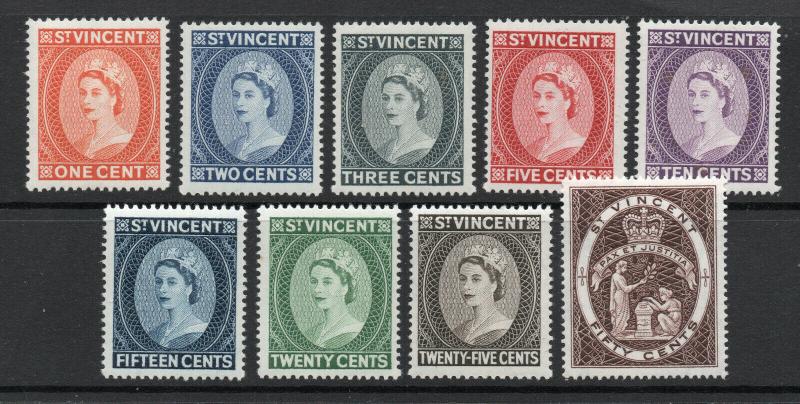 Saint Vincent - SG# 189 - 191 + 193 - 198 MLH  /  Lot 0419217