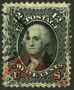 U.S. #90 USED RED CANCEL