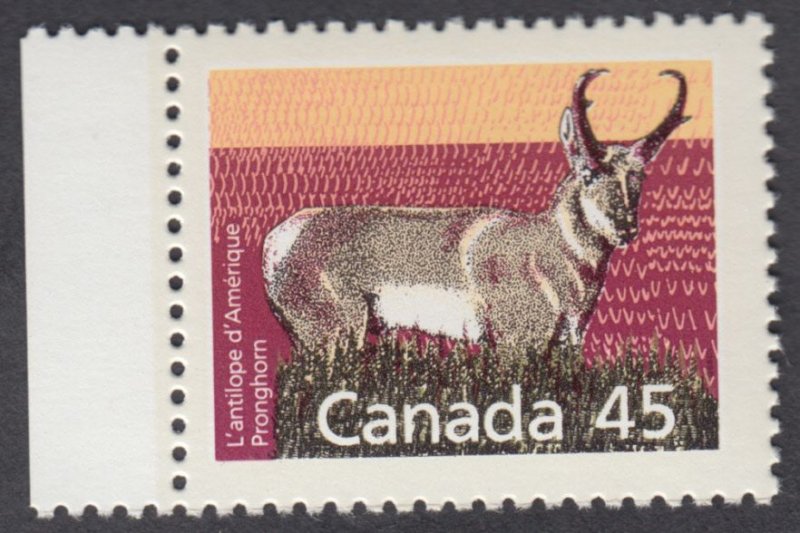 Canada - #1172f Pronghorn From Booklet, Perf. 12.5 x 13.1 - MNH