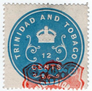 (I.B) Trinidad & Tobago Revenue : Duty Stamp 12c