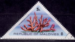 Maldives, 1975, Marine Life - Staghorn Corals, 5L, sc#561, used*