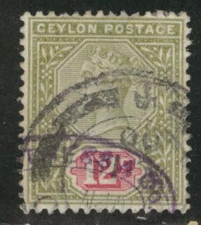 Ceylon Scott 135 Used 1899 Victoria 