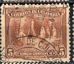 Colombia; 1934: Sc. # 420: Used Cpl. Set