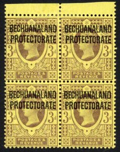 Bechuanaland SG63 3d Jubilee opt 2 x U/M 