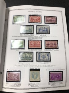 US Collection In Album: 1920’s-1988 Mostly Never Hinged Retail Value Over $700+ 