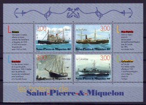 St. Pierre & Miquelon 683 MNH Ships Transportation ZAYIX 0524M0170M