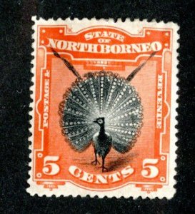 1894 North Borneo Sc#62 MH* ( 1996 BCX2 )