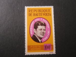 Burkina Faso 1964 Sc C19 John F Kennedy set MNH