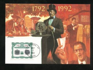 US 2630 NY Stock Exchange Bicentennial UA Fleetwood Maximum card